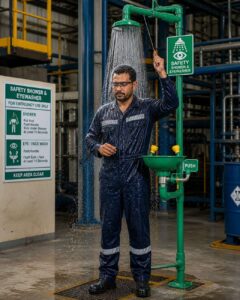 full image with safety shower