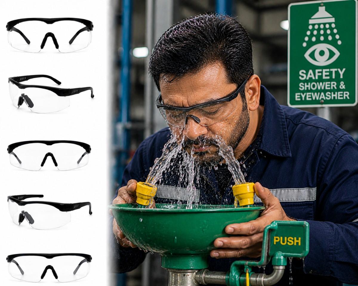 eye for safety shower